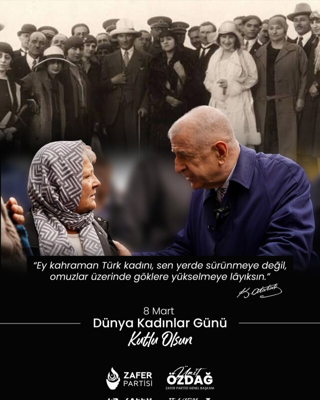 Prof. Dr. Ümit Özdağ'ın 8 Mart Dünya Kadınlar Günü mesajı
